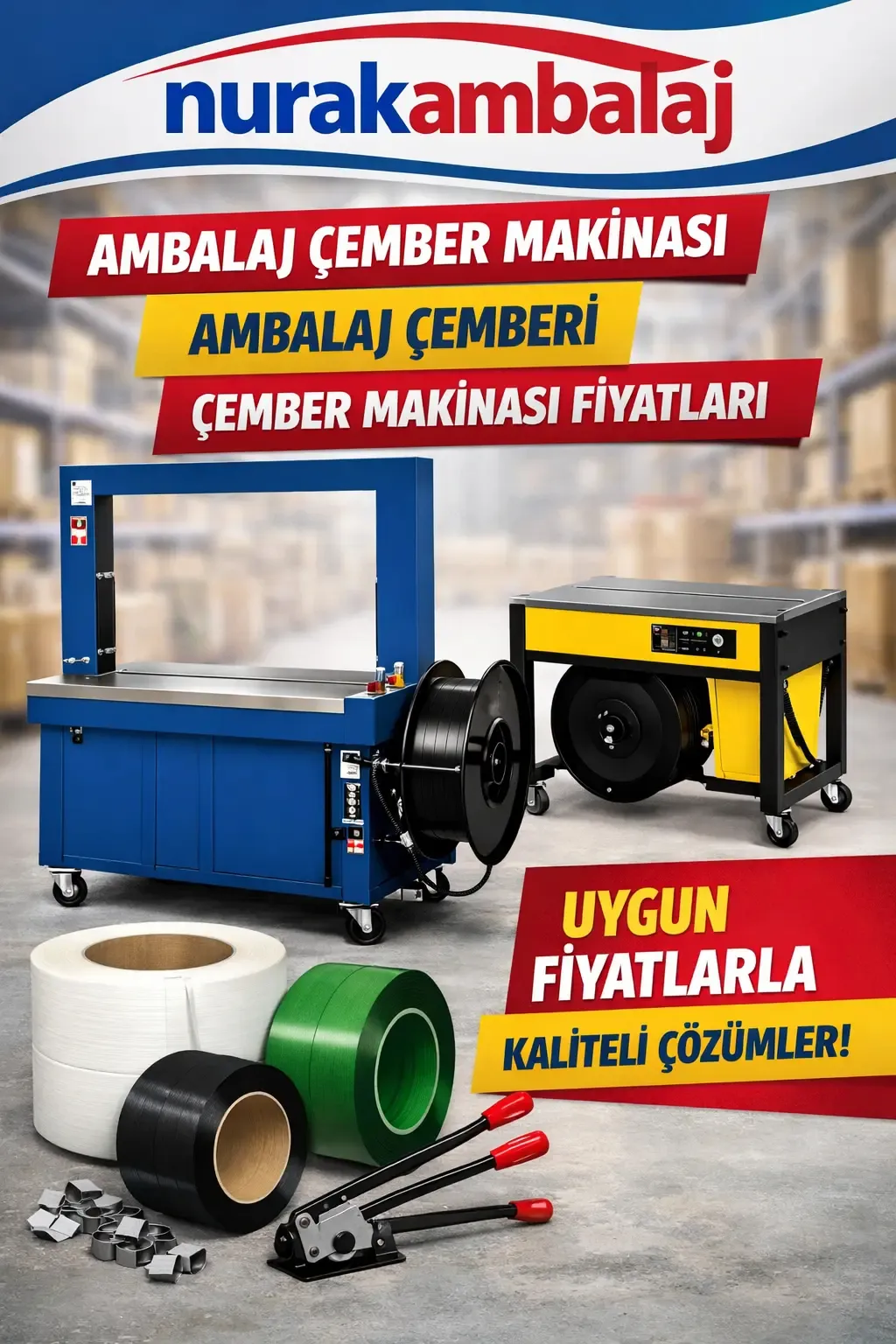 Plastik Çember ve Çember Makinası Satışında Nurakçember Güven Vermeye Devam Ediyor